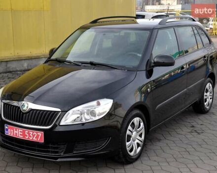 Черный Шкода Фабия, объемом двигателя 1.2 л и пробегом 196 тыс. км за 5700 $, фото 1 на Automoto.ua