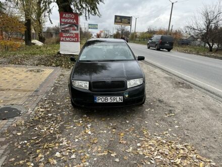 Черный Шкода Фабия, объемом двигателя 1.9 л и пробегом 346 тыс. км за 1700 $, фото 1 на Automoto.ua