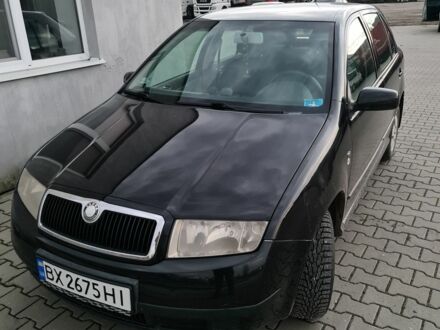 Черный Шкода Фабия, объемом двигателя 1.4 л и пробегом 218 тыс. км за 3512 $, фото 1 на Automoto.ua