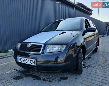 Черный Шкода Фабия, объемом двигателя 1.39 л и пробегом 248 тыс. км за 3500 $, фото 1 на Automoto.ua