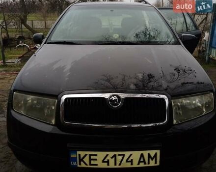 Черный Шкода Фабия, объемом двигателя 1.39 л и пробегом 220 тыс. км за 4800 $, фото 1 на Automoto.ua