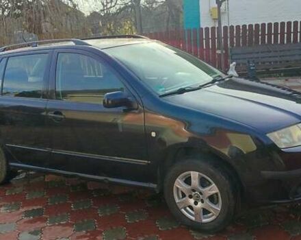 Черный Шкода Фабия, объемом двигателя 1.4 л и пробегом 387 тыс. км за 3500 $, фото 1 на Automoto.ua