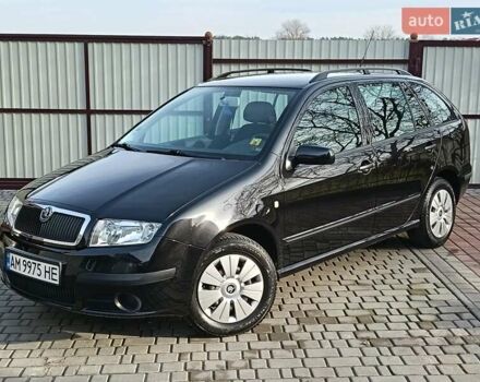 Чорний Шкода Фабія, об'ємом двигуна 1.4 л та пробігом 225 тис. км за 4800 $, фото 1 на Automoto.ua
