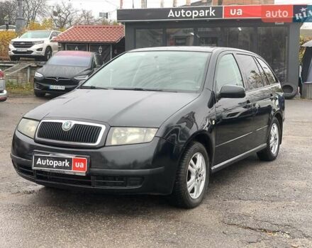 Черный Шкода Фабия, объемом двигателя 1.4 л и пробегом 308 тыс. км за 3390 $, фото 1 на Automoto.ua