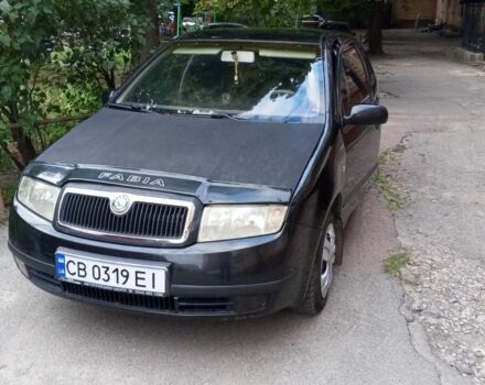 Черный Шкода Фабия, объемом двигателя 1.4 л и пробегом 312 тыс. км за 3100 $, фото 1 на Automoto.ua