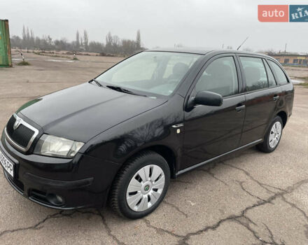 Чорний Шкода Фабія, об'ємом двигуна 1.2 л та пробігом 245 тис. км за 3450 $, фото 1 на Automoto.ua