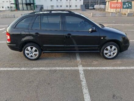 Черный Шкода Фабия, объемом двигателя 1.39 л и пробегом 240 тыс. км за 5000 $, фото 1 на Automoto.ua