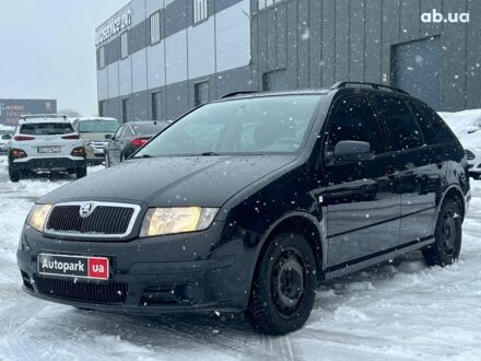 Черный Шкода Фабия, объемом двигателя 1.4 л и пробегом 276 тыс. км за 5440 $, фото 1 на Automoto.ua