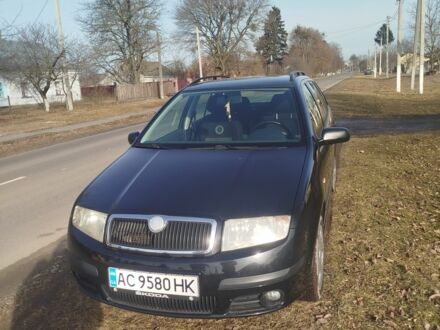 Чорний Шкода Фабія, об'ємом двигуна 1.4 л та пробігом 230 тис. км за 4250 $, фото 1 на Automoto.ua