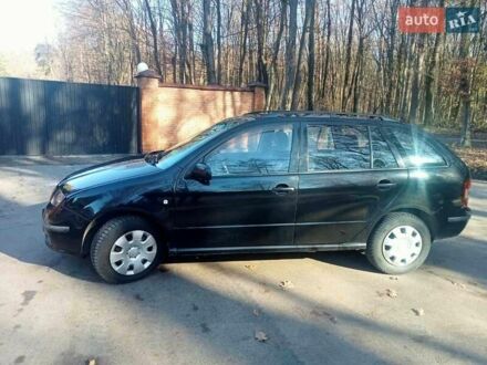 Черный Шкода Фабия, объемом двигателя 1.2 л и пробегом 207 тыс. км за 3100 $, фото 1 на Automoto.ua