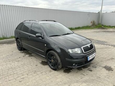 Чорний Шкода Фабія, об'ємом двигуна 1.4 л та пробігом 226 тис. км за 3900 $, фото 1 на Automoto.ua