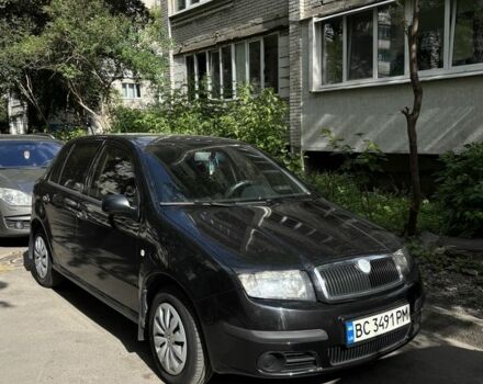 Черный Шкода Фабия, объемом двигателя 1.2 л и пробегом 203 тыс. км за 3500 $, фото 1 на Automoto.ua