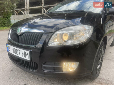 Шкода Фабия 2008 в Полтаве на Automoto.ua Черный Шкода Фабия, объемом двигателя 1.6 л и пробегом 230 тыс. км за 6450 $, фото 1 на Automoto.ua