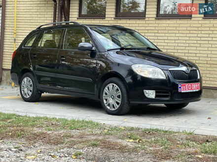 Шкода Фабия 2008 в Харькове на Automoto.ua Черный Шкода Фабия, объемом двигателя 1.6 л и пробегом 190 тыс. км за 6200 $, фото 1 на Automoto.ua