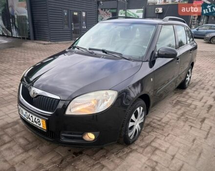 Черный Шкода Фабия, объемом двигателя 1.4 л и пробегом 170 тыс. км за 5800 $, фото 1 на Automoto.ua