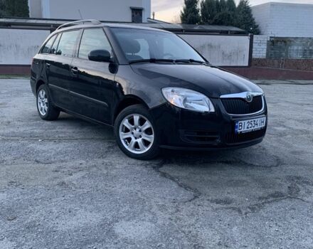 Черный Шкода Фабия, объемом двигателя 1.4 л и пробегом 228 тыс. км за 6999 $, фото 1 на Automoto.ua