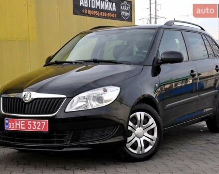 Черный Шкода Фабия, объемом двигателя 1.2 л и пробегом 196 тыс. км за 5700 $, фото 1 на Automoto.ua