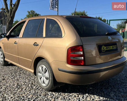 Коричневый Шкода Фабия, объемом двигателя 1.4 л и пробегом 229 тыс. км за 2800 $, фото 3 на Automoto.ua