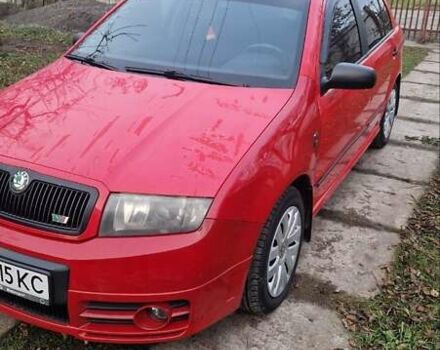 Красный Шкода Фабия, объемом двигателя 1.4 л и пробегом 180 тыс. км за 3700 $, фото 2 на Automoto.ua