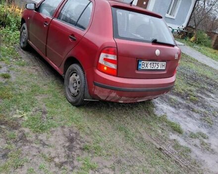 Красный Шкода Фабия, объемом двигателя 1.2 л и пробегом 156 тыс. км за 4050 $, фото 2 на Automoto.ua