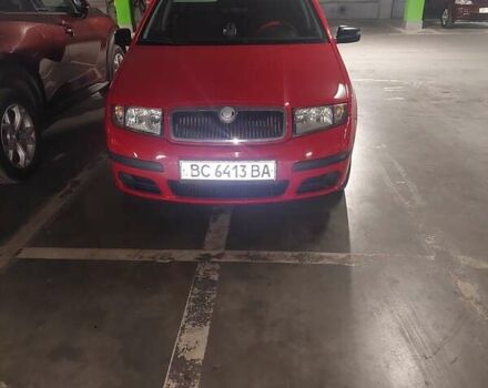 Красный Шкода Фабия, объемом двигателя 1.2 л и пробегом 190 тыс. км за 3100 $, фото 3 на Automoto.ua