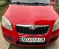 Красный Шкода Фабия, объемом двигателя 1.2 л и пробегом 212 тыс. км за 4100 $, фото 1 на Automoto.ua
