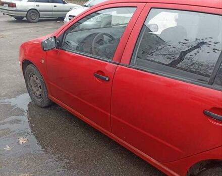 Красный Шкода Фабия, объемом двигателя 1.2 л и пробегом 409 тыс. км за 1800 $, фото 4 на Automoto.ua