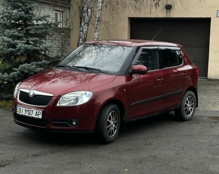Красный Шкода Фабия, объемом двигателя 1.4 л и пробегом 198 тыс. км за 4500 $, фото 1 на Automoto.ua