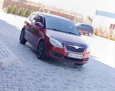 Красный Шкода Фабия, объемом двигателя 1.4 л и пробегом 200 тыс. км за 4950 $, фото 3 на Automoto.ua