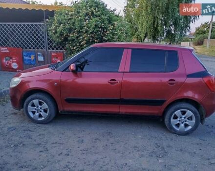 Красный Шкода Фабия, объемом двигателя 1.39 л и пробегом 265 тыс. км за 3600 $, фото 1 на Automoto.ua