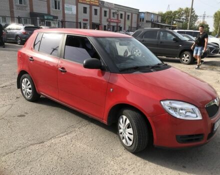 Красный Шкода Фабия, объемом двигателя 1.4 л и пробегом 223 тыс. км за 4800 $, фото 1 на Automoto.ua
