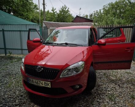 Красный Шкода Фабия, объемом двигателя 1.6 л и пробегом 158 тыс. км за 7000 $, фото 11 на Automoto.ua