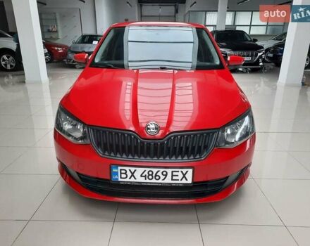 Красный Шкода Фабия, объемом двигателя 1.2 л и пробегом 107 тыс. км за 7490 $, фото 1 на Automoto.ua