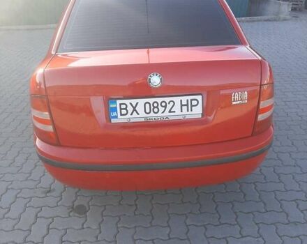 Красный Шкода Фабия, объемом двигателя 1.2 л и пробегом 177 тыс. км за 4250 $, фото 16 на Automoto.ua