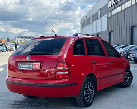 Красный Шкода Фабия, объемом двигателя 1.4 л и пробегом 282 тыс. км за 4640 $, фото 7 на Automoto.ua
