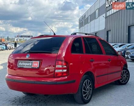 Красный Шкода Фабия, объемом двигателя 1.4 л и пробегом 282 тыс. км за 4890 $, фото 8 на Automoto.ua