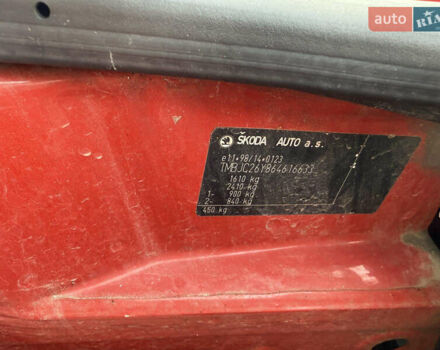 Красный Шкода Фабия, объемом двигателя 1.39 л и пробегом 209 тыс. км за 3990 $, фото 31 на Automoto.ua