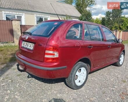 Красный Шкода Фабия, объемом двигателя 1.2 л и пробегом 204 тыс. км за 2750 $, фото 5 на Automoto.ua