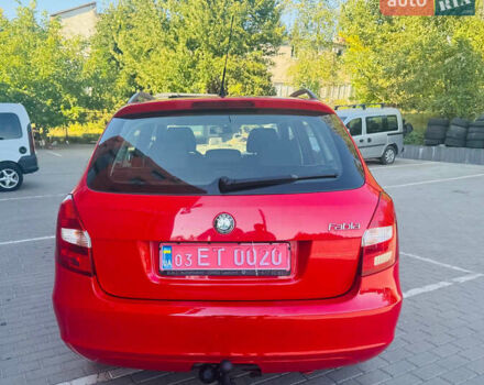Красный Шкода Фабия, объемом двигателя 1.6 л и пробегом 171 тыс. км за 6950 $, фото 5 на Automoto.ua
