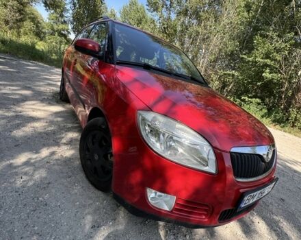 Красный Шкода Фабия, объемом двигателя 1.4 л и пробегом 324 тыс. км за 5200 $, фото 13 на Automoto.ua