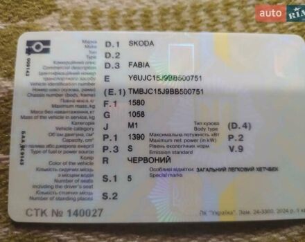 Красный Шкода Фабия, объемом двигателя 1.39 л и пробегом 260 тыс. км за 6000 $, фото 12 на Automoto.ua
