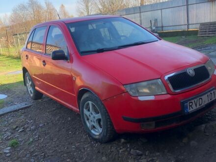 Красный Шкода Фабия, объемом двигателя 1.4 л и пробегом 1 тыс. км за 1100 $, фото 1 на Automoto.ua
