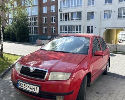 Красный Шкода Фабия, объемом двигателя 1.39 л и пробегом 220 тыс. км за 4300 $, фото 1 на Automoto.ua