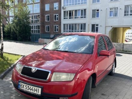 Красный Шкода Фабия, объемом двигателя 1.4 л и пробегом 235 тыс. км за 4288 $, фото 1 на Automoto.ua