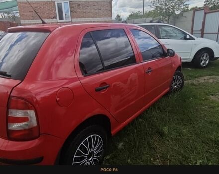 Красный Шкода Фабия, объемом двигателя 1.2 л и пробегом 173 тыс. км за 3000 $, фото 1 на Automoto.ua