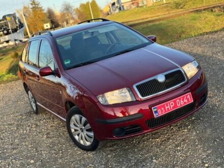 Червоний Шкода Фабія, об'ємом двигуна 1.4 л та пробігом 201 тис. км за 4140 $, фото 1 на Automoto.ua