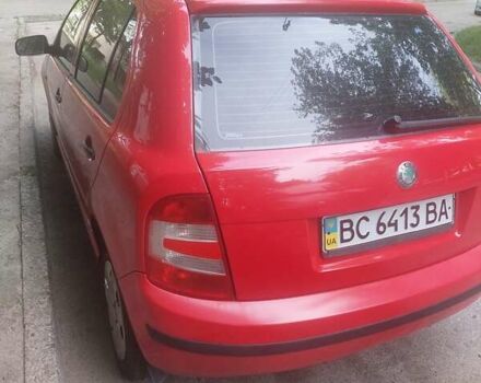 Красный Шкода Фабия, объемом двигателя 1.2 л и пробегом 190 тыс. км за 3100 $, фото 1 на Automoto.ua