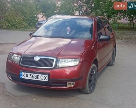 Красный Шкода Фабия, объемом двигателя 1.2 л и пробегом 170 тыс. км за 3400 $, фото 1 на Automoto.ua