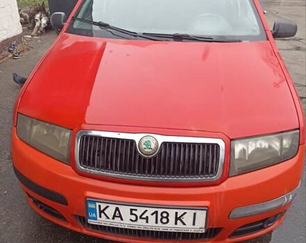 Красный Шкода Фабия, объемом двигателя 1.2 л и пробегом 409 тыс. км за 1800 $, фото 1 на Automoto.ua