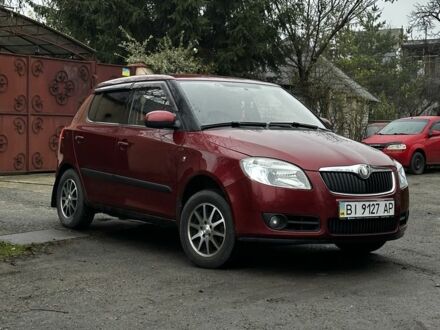 Красный Шкода Фабия, объемом двигателя 1.4 л и пробегом 198 тыс. км за 4500 $, фото 1 на Automoto.ua